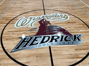Hedrick Middle School - Air-brushed logo